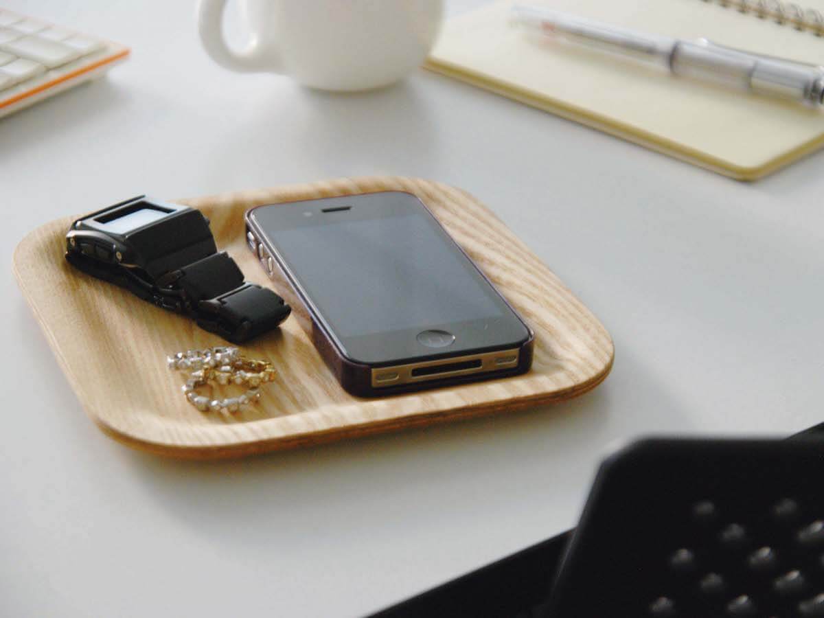 Kinto | Nonslip Slim Tray - Teak - Image 3